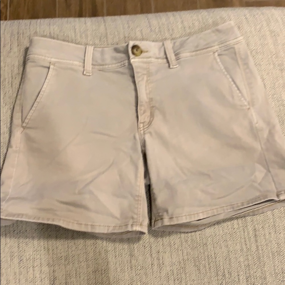 American Eagle Midi super stretch X shorts.